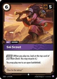 Sai Scout - Origins - Riftbound: League of Legends Trading Card Game card