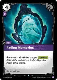 Fading Memories - Origins - Riftbound: League of Legends Trading Card Game card