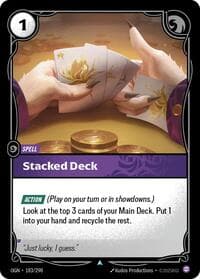 Stacked Deck - Origins - Riftbound: League of Legends Trading Card Game card