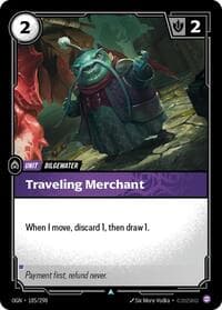 Traveling Merchant - Origins - Riftbound: League of Legends Trading Card Game card