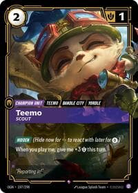 Teemo, Scout - Origins - Riftbound: League of Legends Trading Card Game card