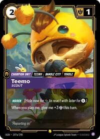 Teemo, Scout (Alternate Art) - Origins - Riftbound: League of Legends Trading Card Game card