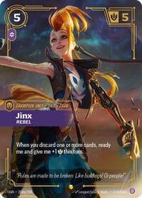 Jinx, Rebel (Alternate Art) - Origins - Riftbound: League of Legends Trading Card Game card