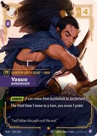 Yasuo, Windrider - Origins - Riftbound: League of Legends Trading Card Game card