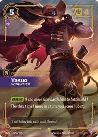 Yasuo, Windrider (Alternate Art) - Origins - Riftbound: League of Legends Trading Card Game card