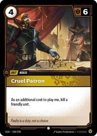 Cruel Patron - Origins - Riftbound: League of Legends Trading Card Game card