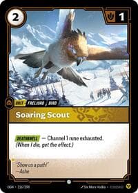 Soaring Scout - Origins - Riftbound: League of Legends Trading Card Game card