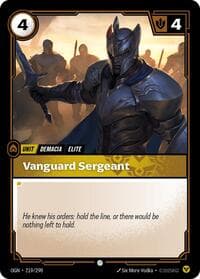Vanguard Sergeant - Origins - Riftbound: League of Legends Trading Card Game card