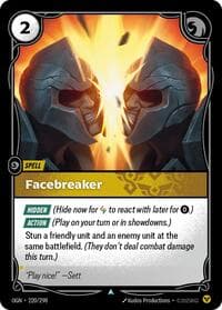 Facebreaker - Origins - Riftbound: League of Legends Trading Card Game card