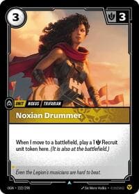 Noxian Drummer - Origins - Riftbound: League of Legends Trading Card Game card