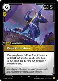 Peak Guardian - Origins - Riftbound: League of Legends Trading Card Game card
