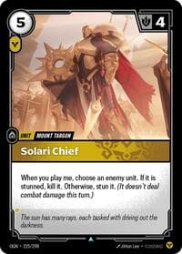 Solari Chief - Origins - Riftbound: League of Legends Trading Card Game card