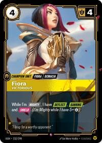 Fiora, Victorious - Origins - Riftbound: League of Legends Trading Card Game card