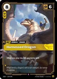 Harnessed Dragon - Origins - Riftbound: League of Legends Trading Card Game card