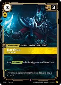 Karthus, Eternal - Origins - Riftbound: League of Legends Trading Card Game card
