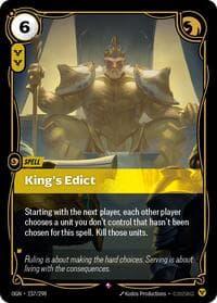 King's Edict - Origins - Riftbound: League of Legends Trading Card Game card