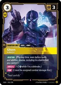 Shen, Kinkou - Origins - Riftbound: League of Legends Trading Card Game card