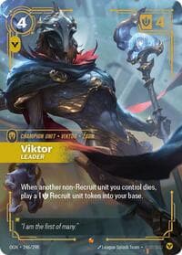 Viktor, Leader - Origins - Riftbound: League of Legends Trading Card Game card