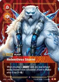 Volibear, Relentless Storm - Origins - Riftbound: League of Legends Trading Card Game card