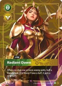 Leona, Radiant Dawn - Origins - Riftbound: League of Legends Trading Card Game card