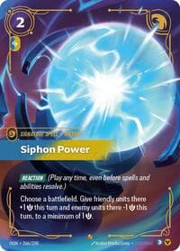 Siphon Power - Origins - Riftbound: League of Legends Trading Card Game card