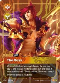 Sett, The Boss - Origins - Riftbound: League of Legends Trading Card Game card