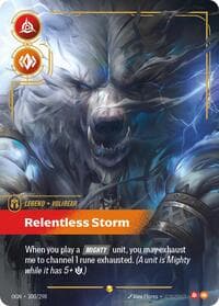 Volibear, Relentless Storm (Overnumbered) - Origins - Riftbound: League of Legends Trading Card Game card