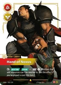 Darius, Hand of Noxus (Overnumbered) - Origins - Riftbound: League of Legends Trading Card Game card