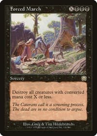 Forced March - Mercadian Masques - Magic: The Gathering card