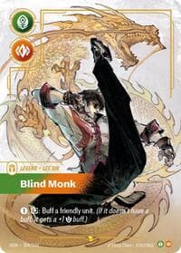 Lee Sin, Blind Monk (Overnumbered) - Origins - Riftbound: League of Legends Trading Card Game card