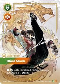 Lee Sin, Blind Monk (Signature) - Origins - Riftbound: League of Legends Trading Card Game card
