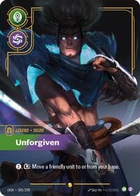 Yasuo, Unforgiven (Overnumbered) - Origins - Riftbound: League of Legends Trading Card Game card