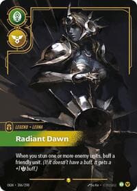 Leona, Radiant Dawn (Overnumbered) - Origins - Riftbound: League of Legends Trading Card Game card