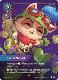 Teemo, Swift Scout (Overnumbered) - Origins - Riftbound: League of Legends Trading Card Game card