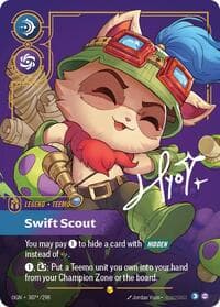 Teemo, Swift Scout (Signature) - Origins - Riftbound: League of Legends Trading Card Game card