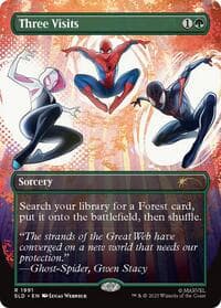Three Visits - Secret Lair Drop Series - Magic: The Gathering card
