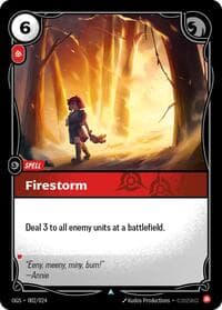 Firestorm - Origins: Proving Grounds - Riftbound: League of Legends Trading Card Game card
