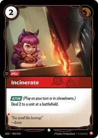 Incinerate - Origins: Proving Grounds - Riftbound: League of Legends Trading Card Game card