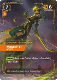 Master Yi, Honed - Origins: Proving Grounds - Riftbound: League of Legends Trading Card Game card