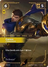 Garen, Commander - Origins: Proving Grounds - Riftbound: League of Legends Trading Card Game card