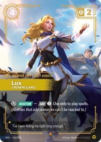 Lux, Crownguard - Origins: Proving Grounds - Riftbound: League of Legends Trading Card Game card
