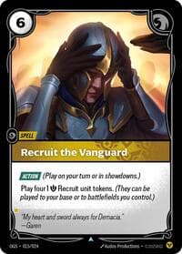 Recruit the Vanguard - Origins: Proving Grounds - Riftbound: League of Legends Trading Card Game card