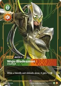 Master Yi, Wuju Bladesman (Starter) - Origins: Proving Grounds - Riftbound: League of Legends Trading Card Game card