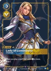 Lux, Lady of Luminosity (Starter) - Origins: Proving Grounds - Riftbound: League of Legends Trading Card Game card