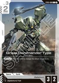 Graze Commander Type - Starter Deck 05: Iron Bloom - Gundam Card Game card