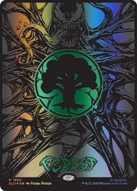 Forest (1954) (Raised Foil) - Secret Lair Drop Series - Magic: The Gathering card