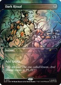 Dark Ritual (2001) (Rainbow Foil) - Secret Lair Drop Series - Magic: The Gathering card
