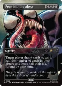 Peer into the Abyss (2002) - Secret Lair Drop Series - Magic: The Gathering card