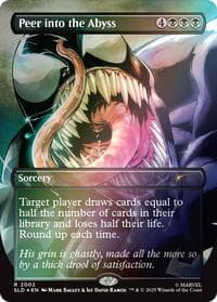 Peer into the Abyss (2002) (Rainbow Foil) - Secret Lair Drop Series - Magic: The Gathering card