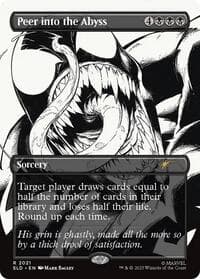 Peer into the Abyss (2021) - Secret Lair Drop Series - Magic: The Gathering card